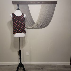 Elodie Bow Back Polka Dot Tank Top Sz XS